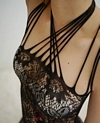 Floral and Diamond Lace Bodystocking